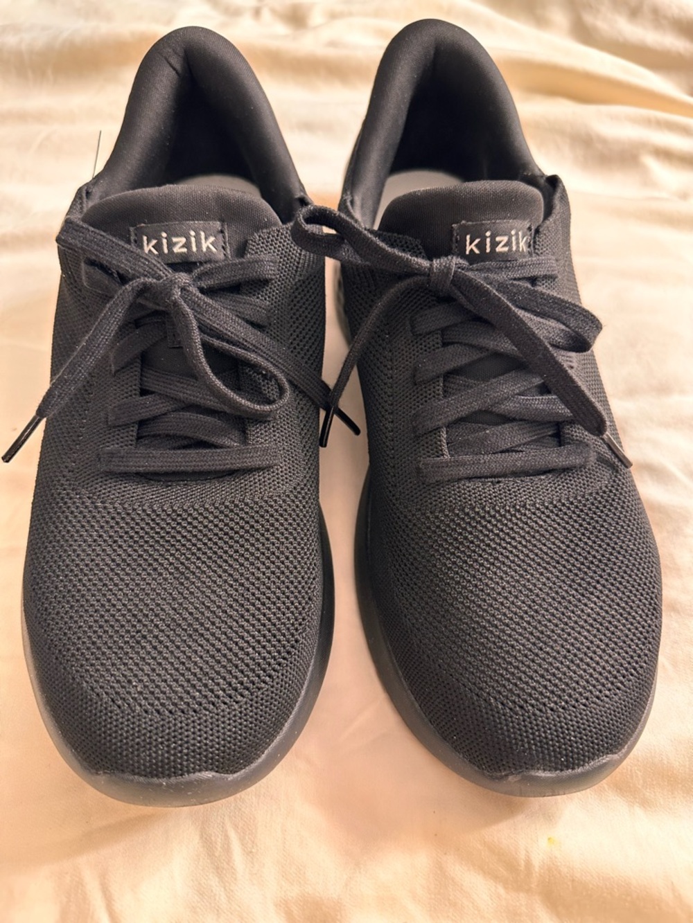 Kizik Black Knit  “Athens” 
Slip-On Sneakers